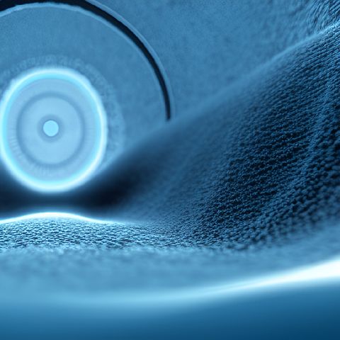 渲染后的显微镜图像